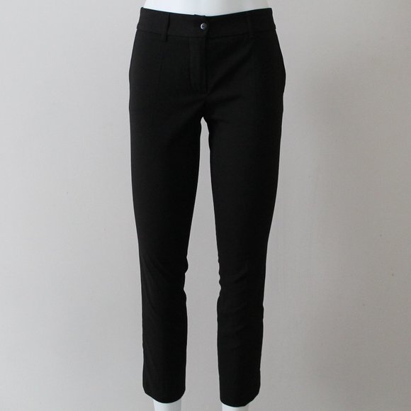 Yves Saint Laurent YSL Tuxedo Ankle Pant Black Size 34 - Picture 1 of 5